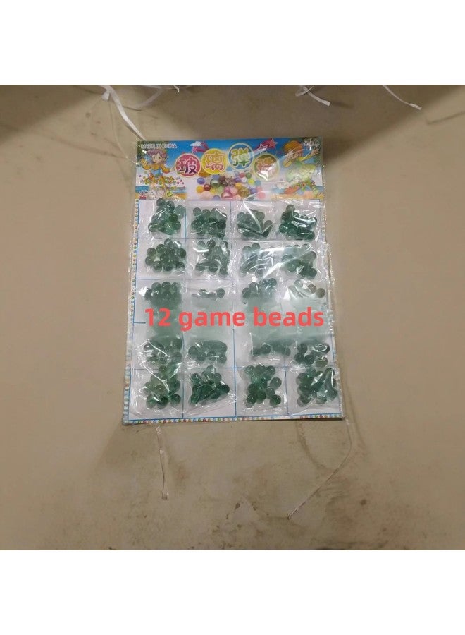 Glass Marbles Commissary Marbles Glass Ball Game Machine Dedicated Glass Beads Children's Toys Beads Jitong Puzzle-Specifications:Nine Flower Balls/1 Pack Of 9 Tablets/20 Packs Per Plate  - Image 4