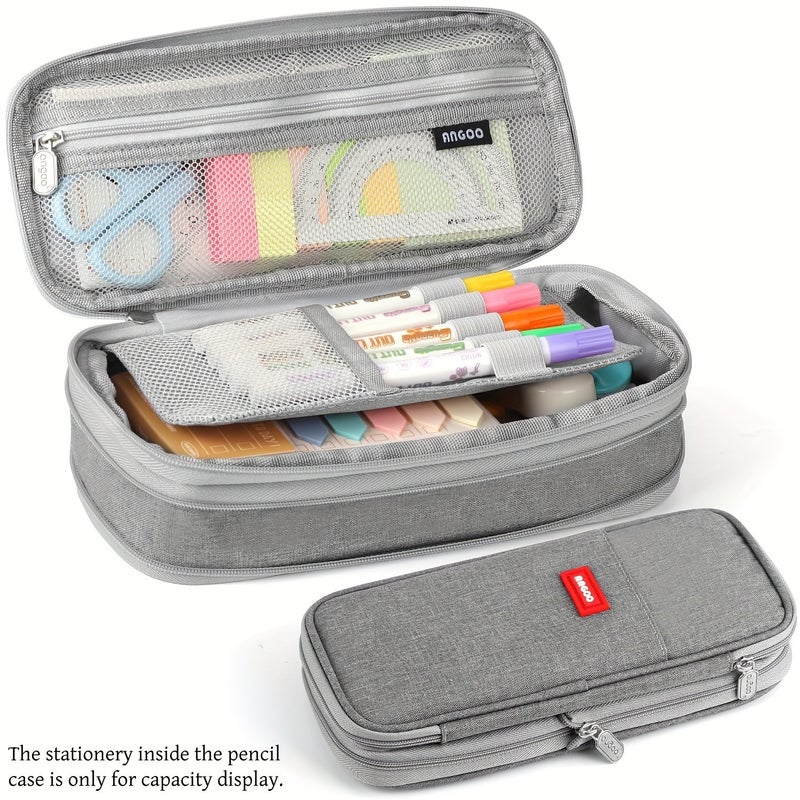 Expandable Large Capacity Pencil Case - Oxford Fabric - Image 2