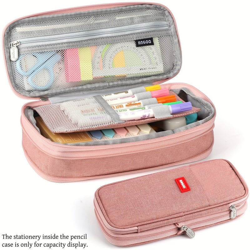 Expandable Large Capacity Pencil Case - Oxford Fabric - Image 3
