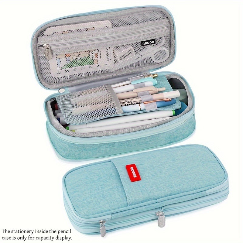Expandable Large Capacity Pencil Case - Oxford Fabric - Image 4