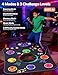 TooLion Dance Mat Toys for 312 Year Old KidsBluetooth Dance Pad with LightUp 8 KeysInteractive Dance Game with 4 ModesNonSlip Builtin MusicChristmas Birthday Gift for GirlsBoysBlue - Image 4
