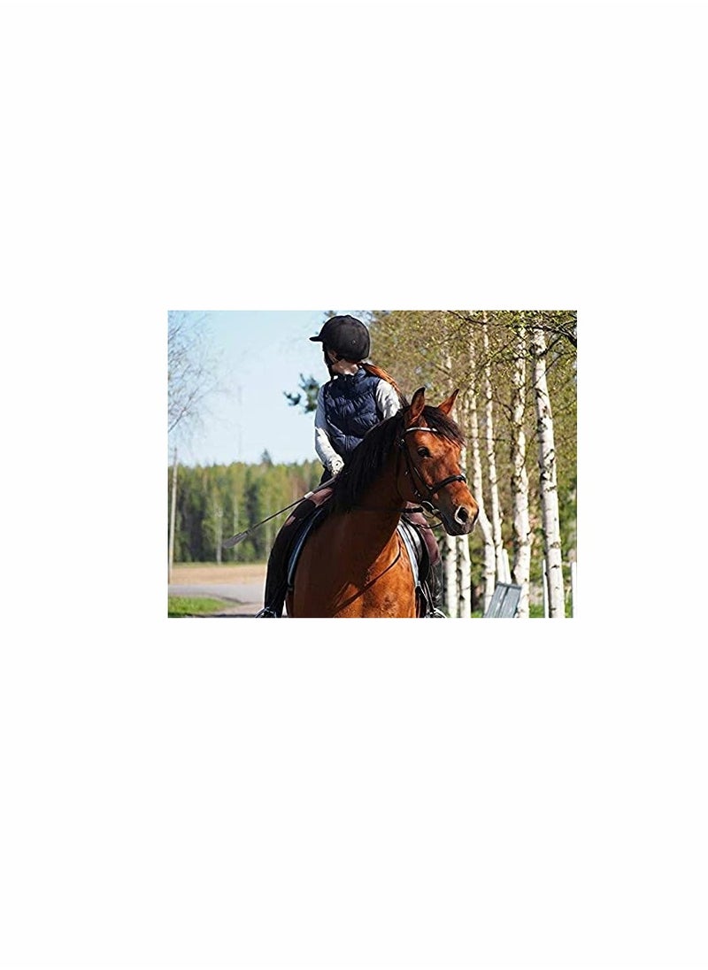 Excefore Riding Crop for Horse, 18 Inch Deluxe Whips, Fiberglass Shaft with Genuine Leather Top, Tough Equestrianism Horse Crop Black  - Image 4
