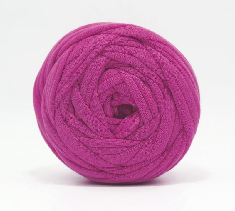 Artify | Tshirt Yarn (7mm, 500gms) | Knitting Yarn for Hand DIY Bag, Basket Cushion and Other Crochet Projects - Rani - Image 3