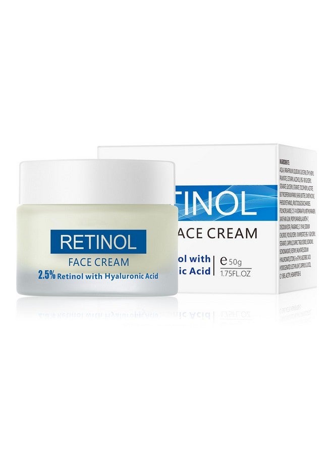 GUOYAOLIFU Moisturing Face Cream Skincare for Women,Day Night Retinol Hyaluronic Acid Facial Cream for Face,Hydration Face Cream for All Skin Types (1.7 Oz) - Image 1