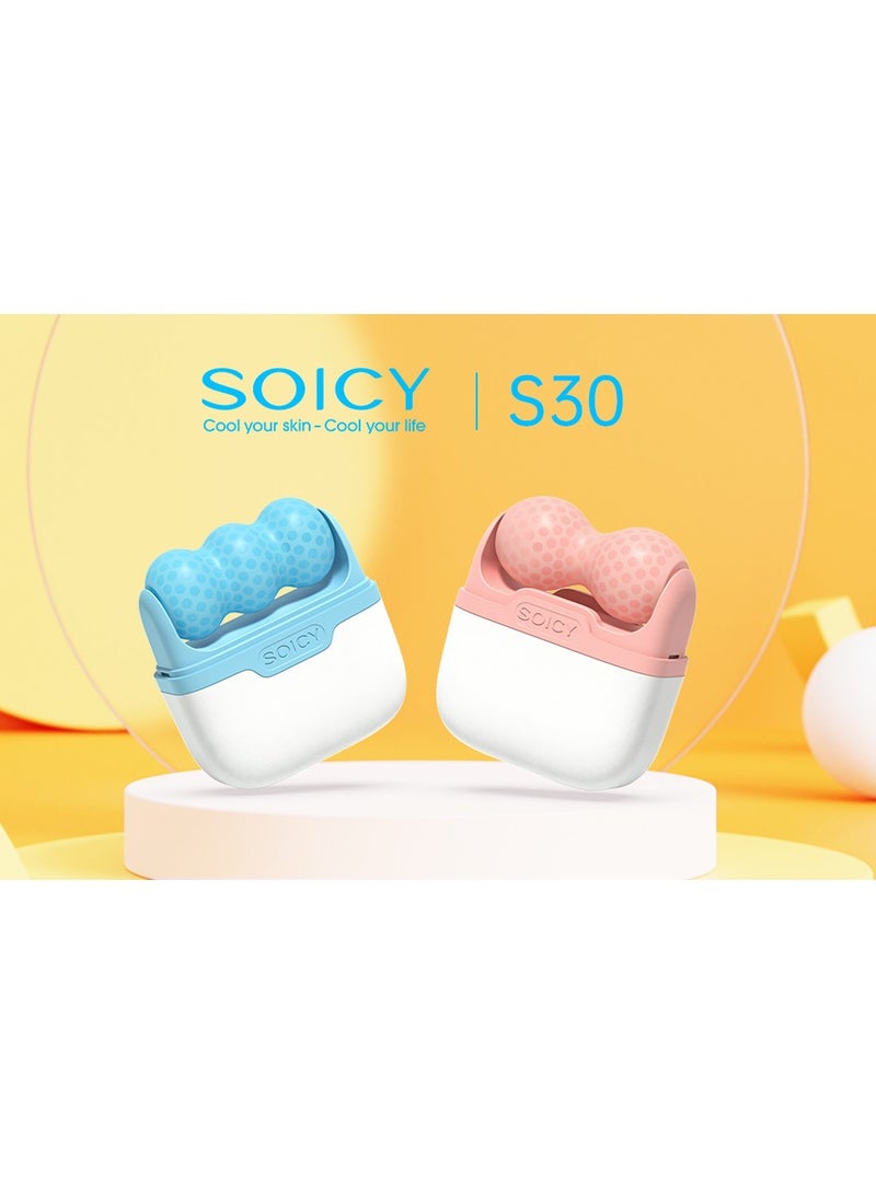SOICY آيس رولر مساج للوجه والجسم باللون الازرق - Image 5