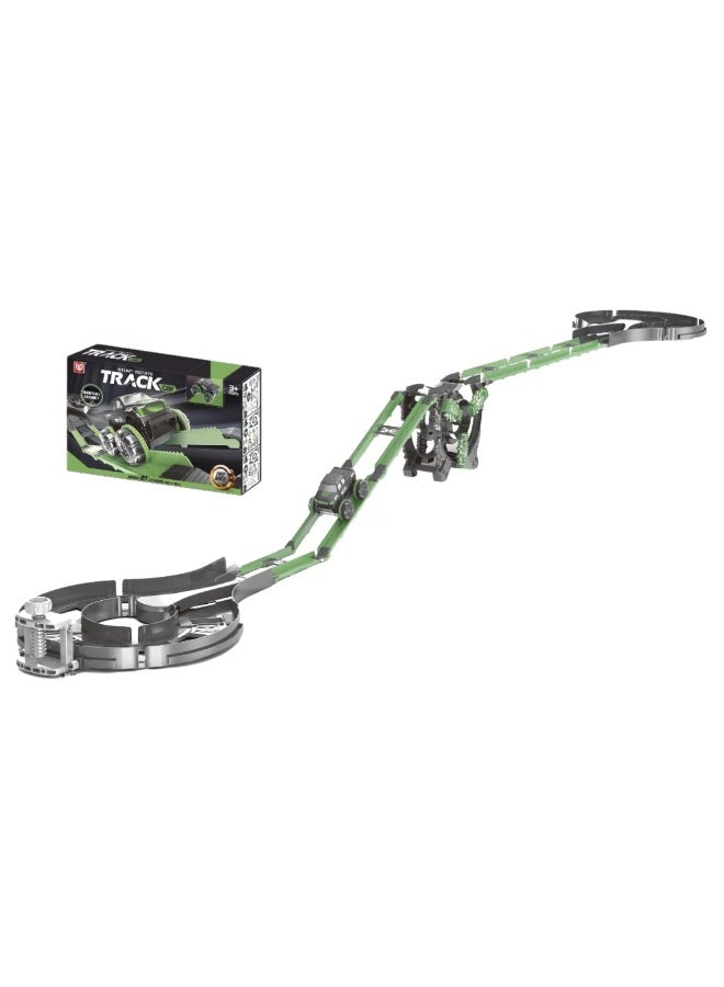 Stem Electric stunt roll-over railcar