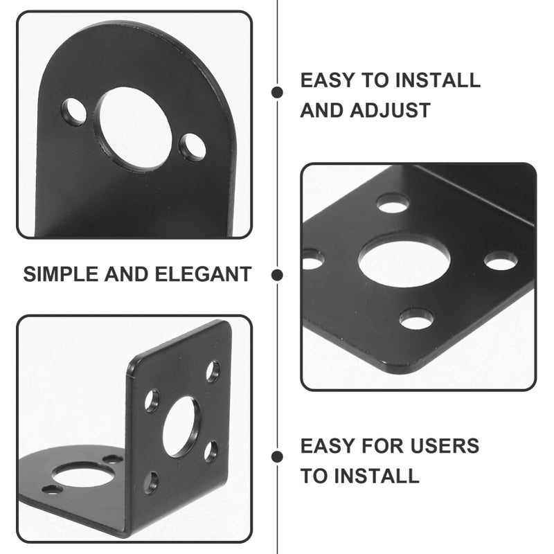 2Pcs L Type Aluminum Motor Mount Bracket Holder for DIY Automation Control Projects - Image 4