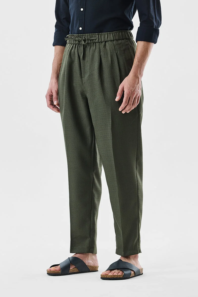 SNITCH Regular Fit Drawstring Trousers