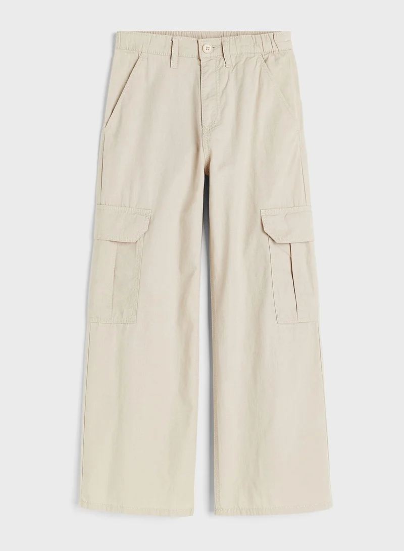 H&M Kids Essential Wide Cargo Trousers