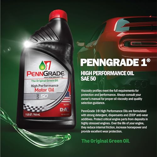 PENN GRADE1 PENN GRADE 1, 71156, Monograde High Performance Oil SAE 50, 1 Quart (12 Pack) - Image 2
