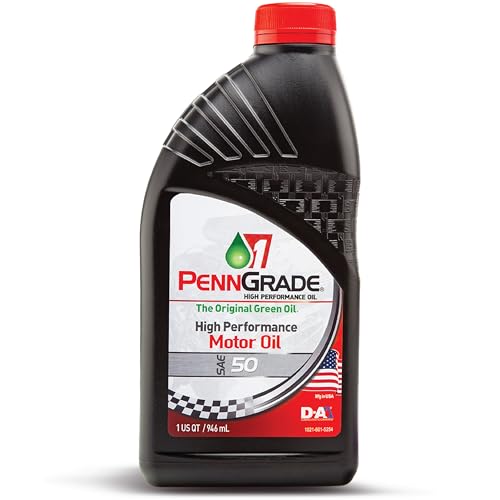 PENN GRADE1 PENN GRADE 1, 71156, Monograde High Performance Oil SAE 50, 1 Quart (12 Pack) - Image 1