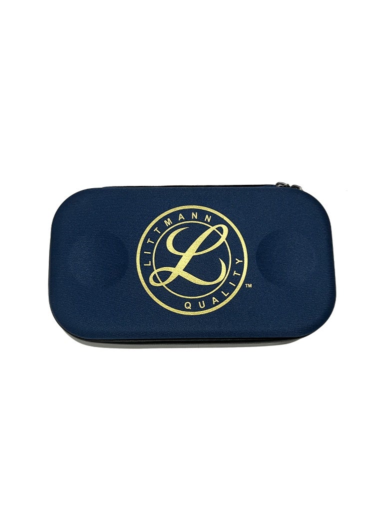 3M Littmann 3M dark blue stethoscope storage bag, portable Littmann customized protective box, shock resistant, pressure resistant, and splash proof