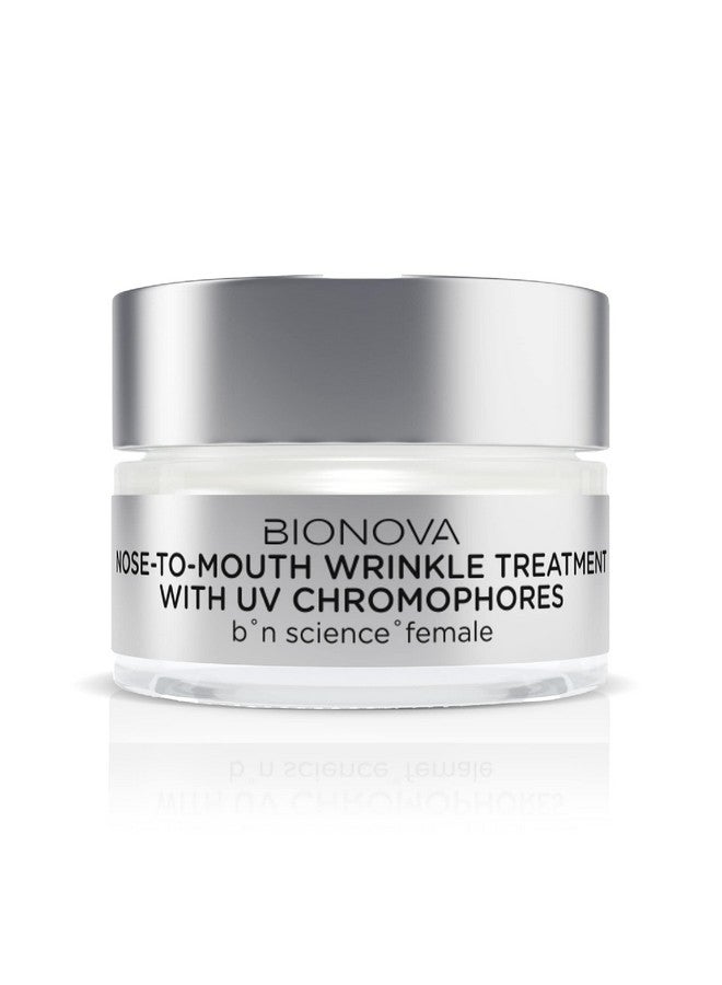 BIONOVA - Anti-Aging Nose-to-Mouth Wrinkle Treatment Cream With UV Chromophores, Supports Cell Renewal, Boosting Elasticity and Skin Radiance 0.5 oz - Image 1