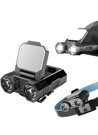 LED Hard Hat Light, 400lumens Rechargeable Dimmable Clip on Cap Lights, 2.5oz Lightweight Head Lamp with Gesture Sensor, 5 Modes, Clip on Flashlight for Peaked Cap, Jackets, Hard Hats - pzsku/Z1EEED9CABC93691CE43FZ/45/_/1709032795/daaa2f58-4c89-46f1-b6f0-98d07980a0a3