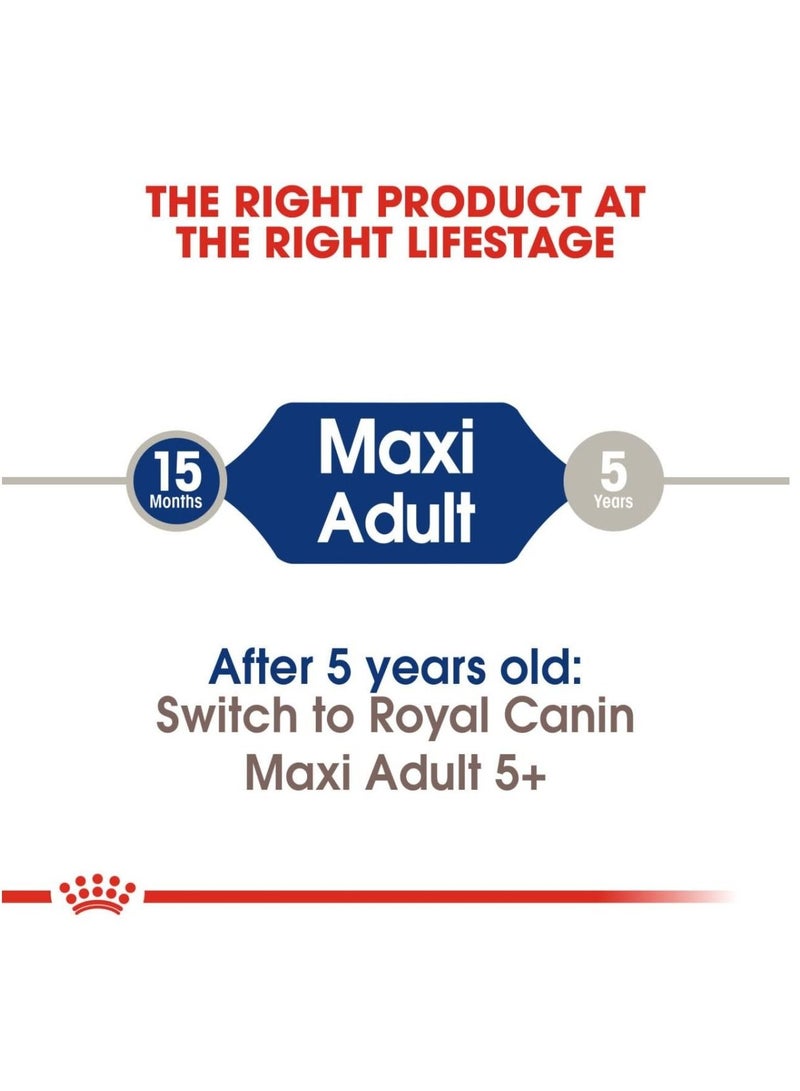 ROYAL CANIN Maxi Adult Dog Dry Food 1kg - Image 2