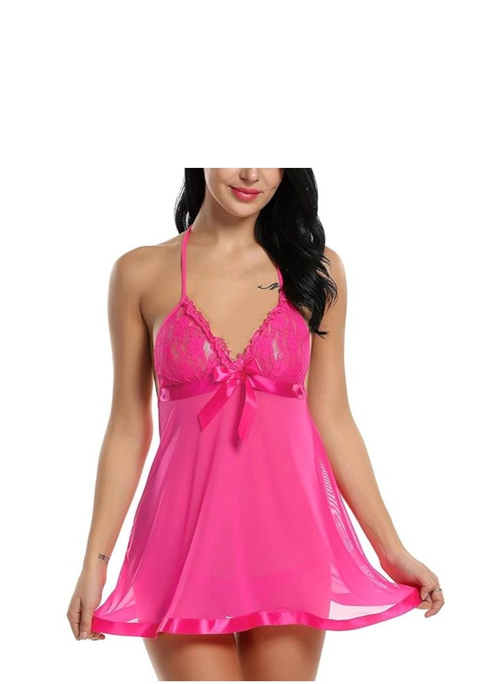 Accessorize Kingdom Accessorize Kingdom Women's Blended Solid Midi Nightdress  - Image 1