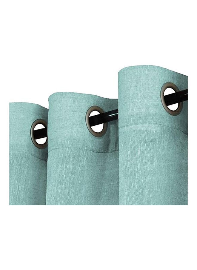 Intex Curtains House - Elegant Natural Linen Curtain Panel Steel Grommets 1 Piece - Image 1