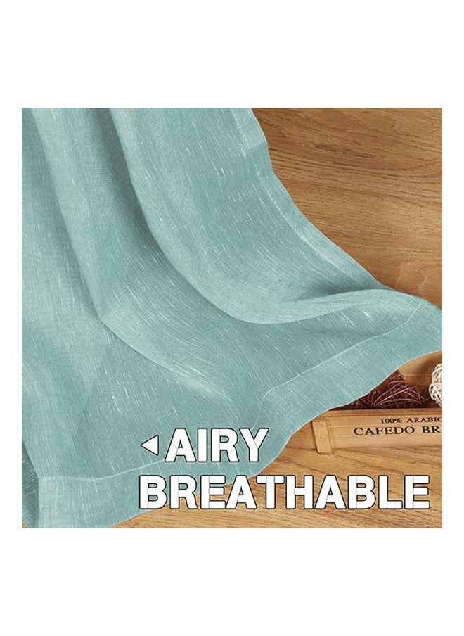 Intex Curtains House - Elegant Natural Linen Curtain Panel Steel Grommets 1 Piece - Image 1