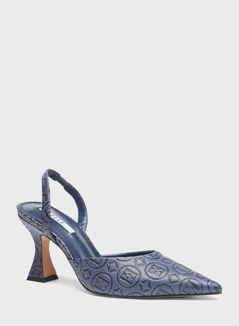 ELLE Ankle Strap Pointed Toe Sandal