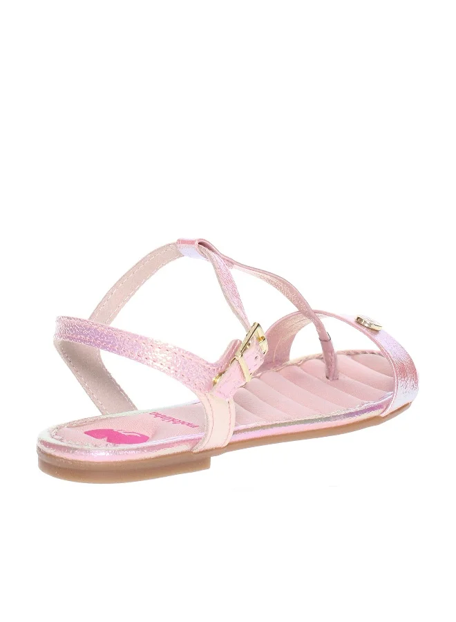 موليكينها Molekinha Pre Teen Girls Sandals With Back Strap Pink | Made In Brazil