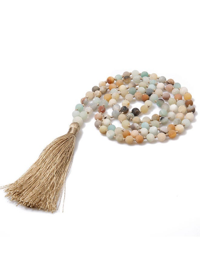 NIBEMINENT 108 Natural Stone Prayer Beads/Tasbih/8mm