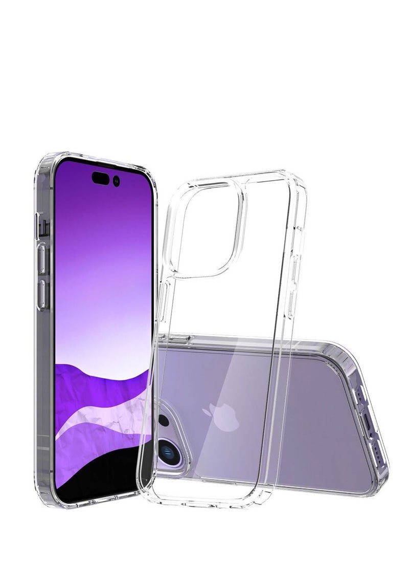glassology - 4 in 1 iPhone 14 Plus Clear Screen Protector Case Lens Guard & Wall Adapter White - Image 1