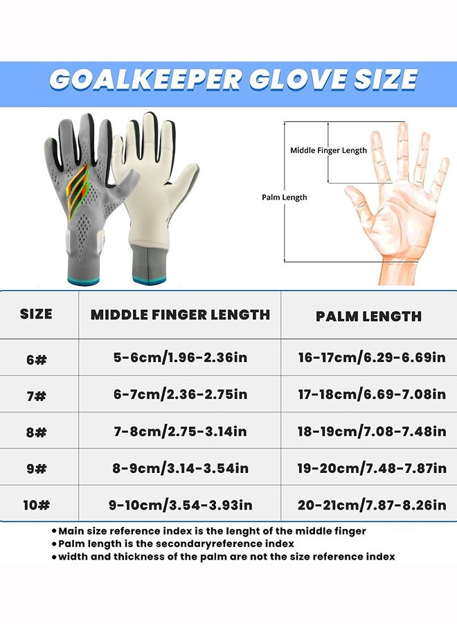 JiuAn Football Training Professional Pro Fingersave Goalkeeper Gloves  - Image 2