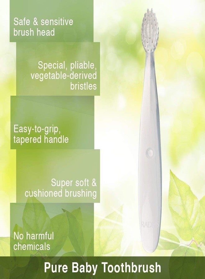 Radius Ultra Sensitive Pure Brush Baby Toothbrush, 1 EA - Image 4