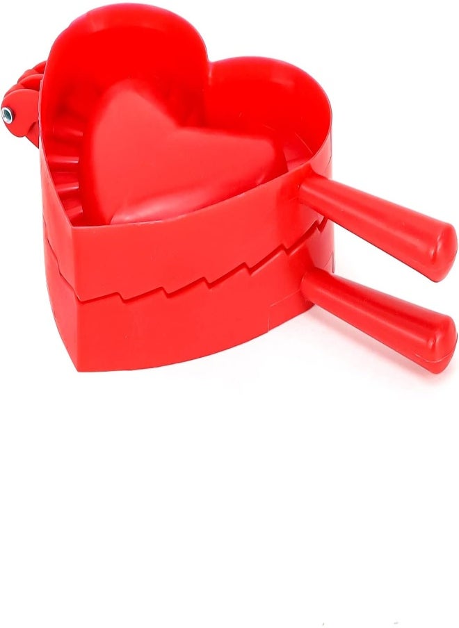 AKDC - Heart Pie Mold Red Color, Press Mini Pie Maker Dough Dumplings Cutter Molds Heart Shaped Baking Tools & Accessories Kitchen Bakeware - Image 1