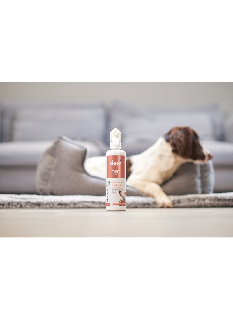 Dew - Pet All In One Sanitiser 500ml 100 Percentage Natural Antiseptic Disinfectant & Odor Eliminator For Dogs & Cats Pet care - Image 1