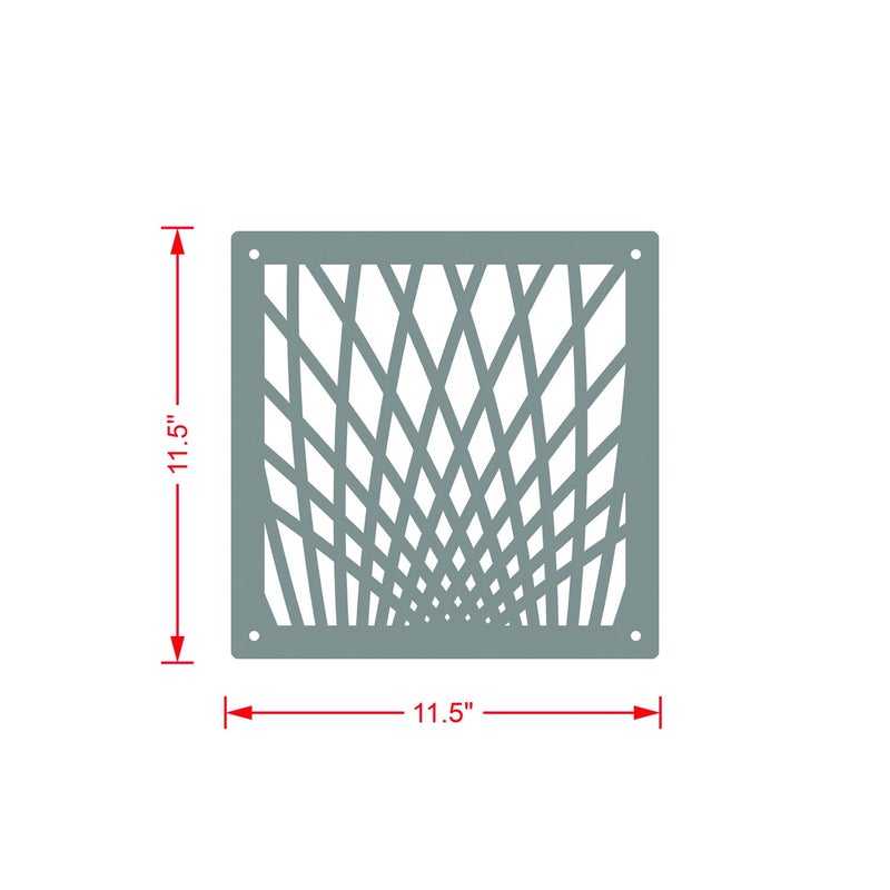 Olive Tree Olive Tree 12Pcs Hanging Room Divider Panel Modern Hanging Screen Partition for Home Decoration Living Room 115 x 115 12 PanelsOTD5088  - Image 3