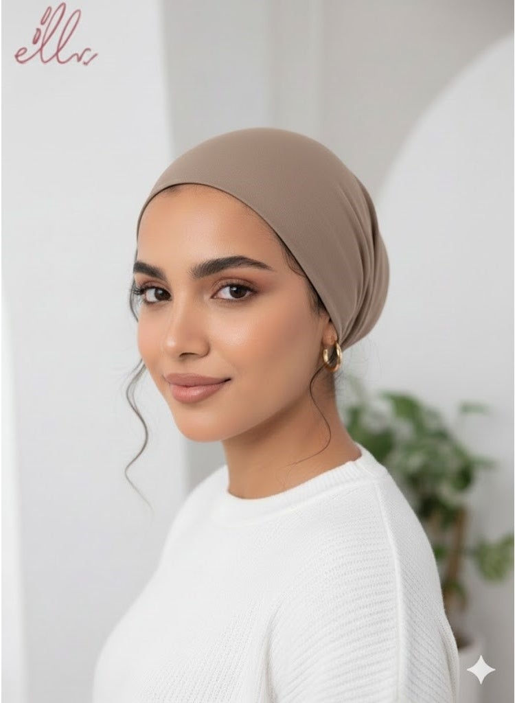 Cotton Closed Bonnet Undercap for Hijab – Seamless, Comfortable & Lightweight for Everyday Wear