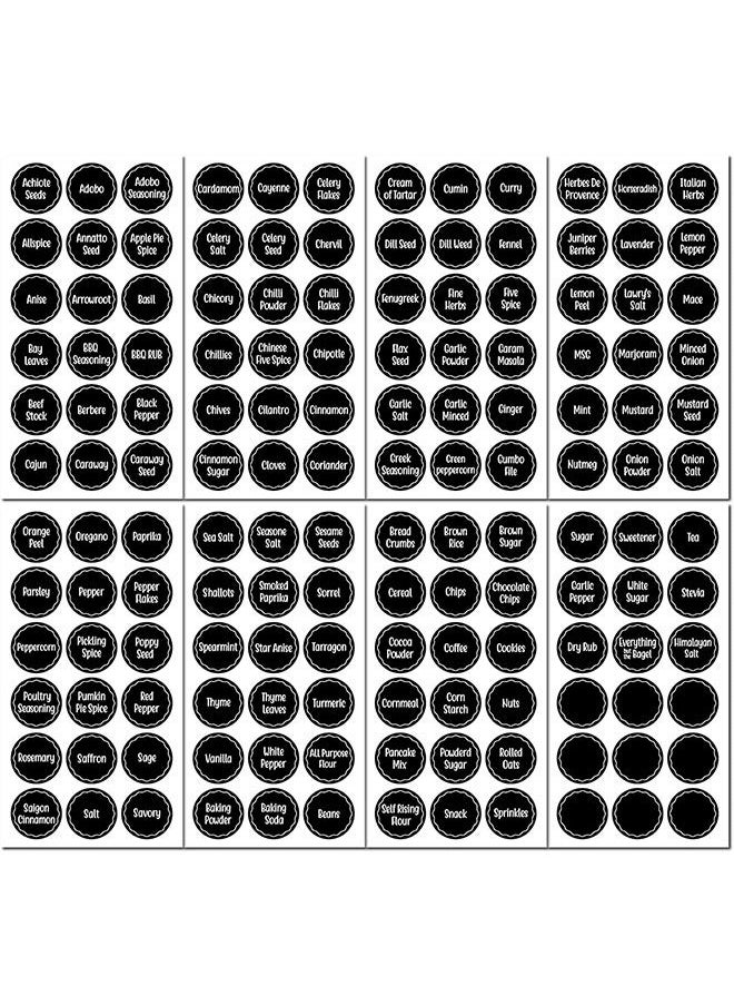 Generic - 14 pcs Glass Spice Jars with Lids and Labels,120ml Small Spice Containers with Silver Lids for Preserving Spices and Herbs - Image 1