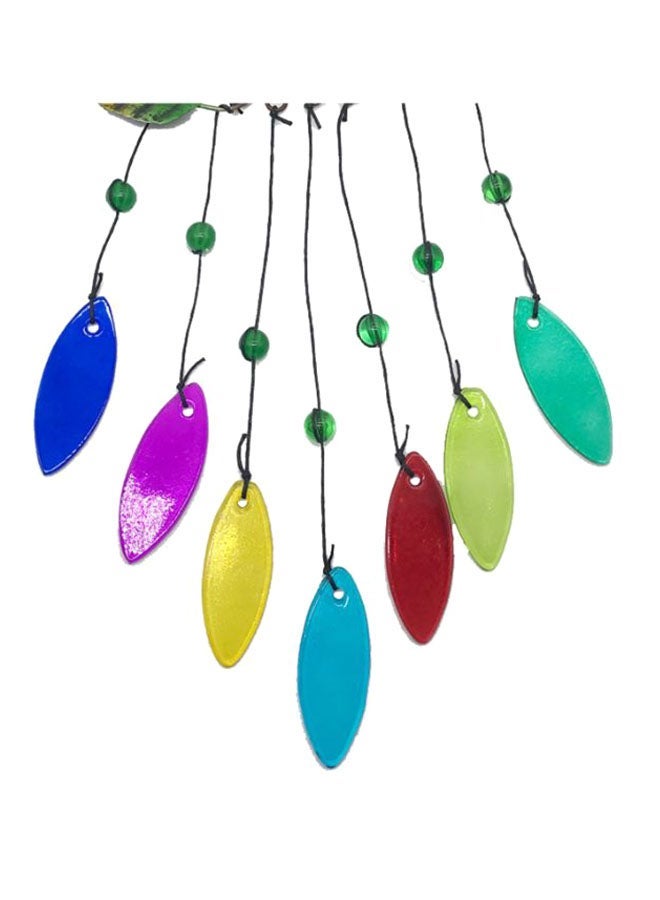 NIBEMINENT Bird Shaped Wind Chime Green/Blue/Silver - Image 5