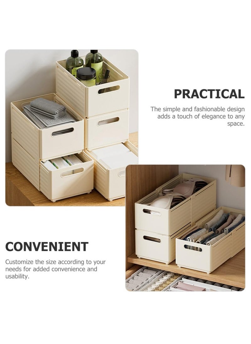 SYOSI - 2 Pcs S Drawer Underwear Organizers, Extension-type Socks Storage Cases, Stackable Closet Organizers and Storage Box for Bras, Socks, Scarves, Ties, Belt - Image 1