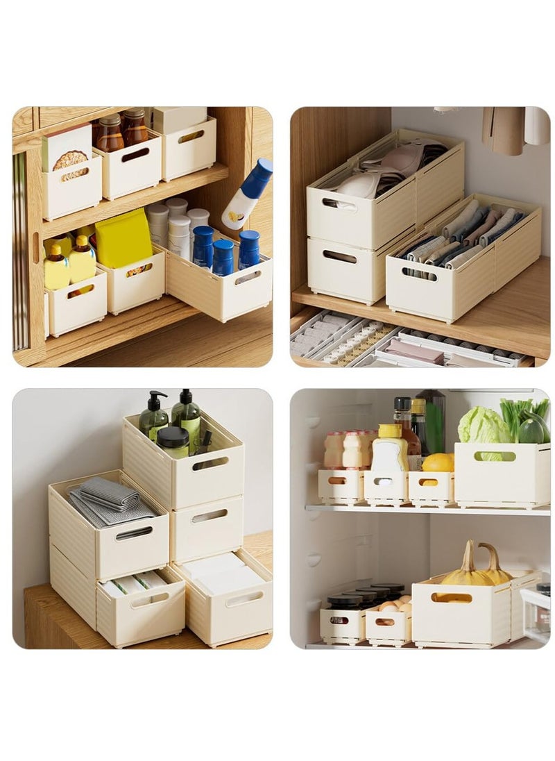 SYOSI - 2 Pcs S Drawer Underwear Organizers, Extension-type Socks Storage Cases, Stackable Closet Organizers and Storage Box for Bras, Socks, Scarves, Ties, Belt - Image 1