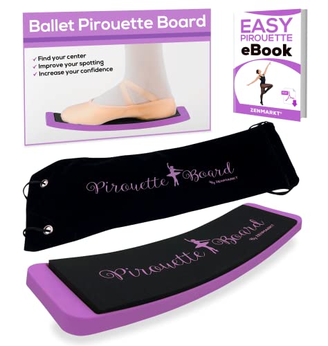 Zenmarkt Ballet Spin Turn Board for Dance - Pirouette Board for Figure Skating - Training Equipment for Dancers - Make Your Turns, Pirouette and Balance Better - Training Practicing Tool Releve Platform - Image 1