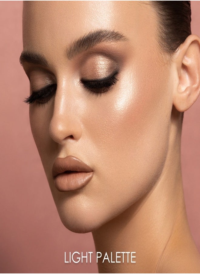 Natasha Denona - Natasha Denona Glam Face Palette - Eye & Cheek Essentials (Light) - Sold Out - Image 1