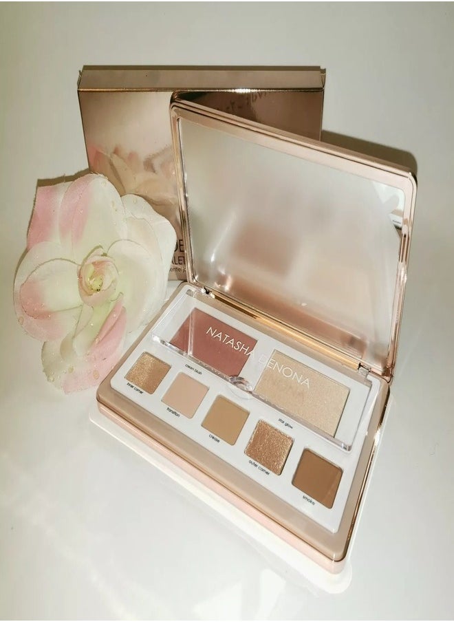 Natasha Denona - Natasha Denona Glam Face Palette - Eye & Cheek Essentials (Light) - Sold Out - Image 1