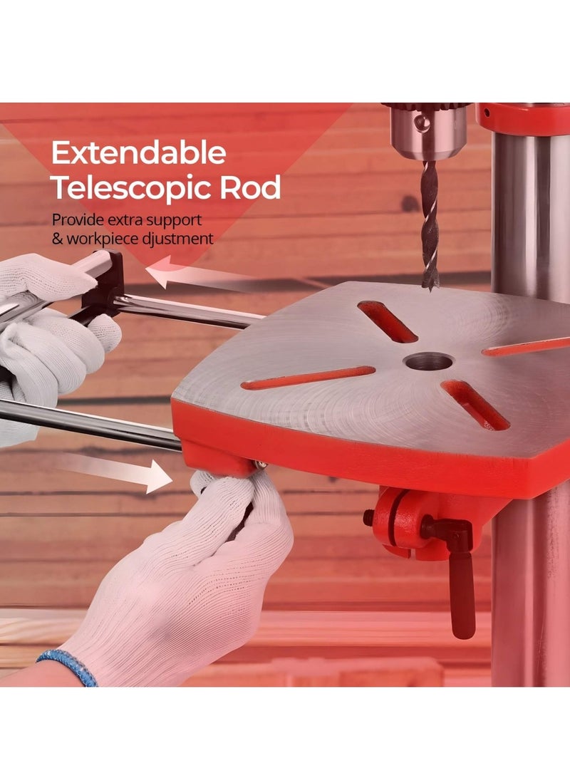 عفرا مكبس حفر AFRA، 16 مم، 550 وات، 440 ~ 2580 دورة في الدقيقة، سعة ظرف 16 مم كحد أقصى، تعديل السرعة الميكانيكية، محرك حثي قوي، AFT-16-550DPRD، ضمان لمدة عام - Image 5