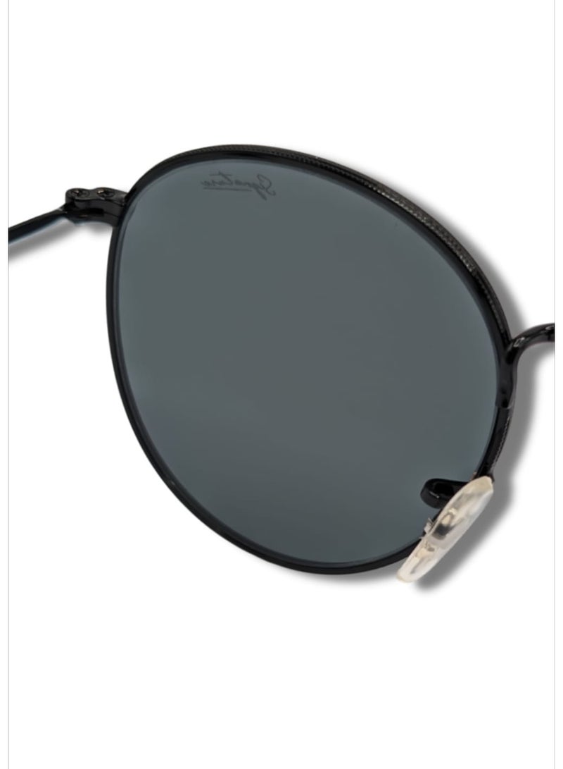 سيجنتشر نظارة شمسية سيج 3447 C1 عدسات دائرية مسطحة مقاس 50 ملم - Image 4