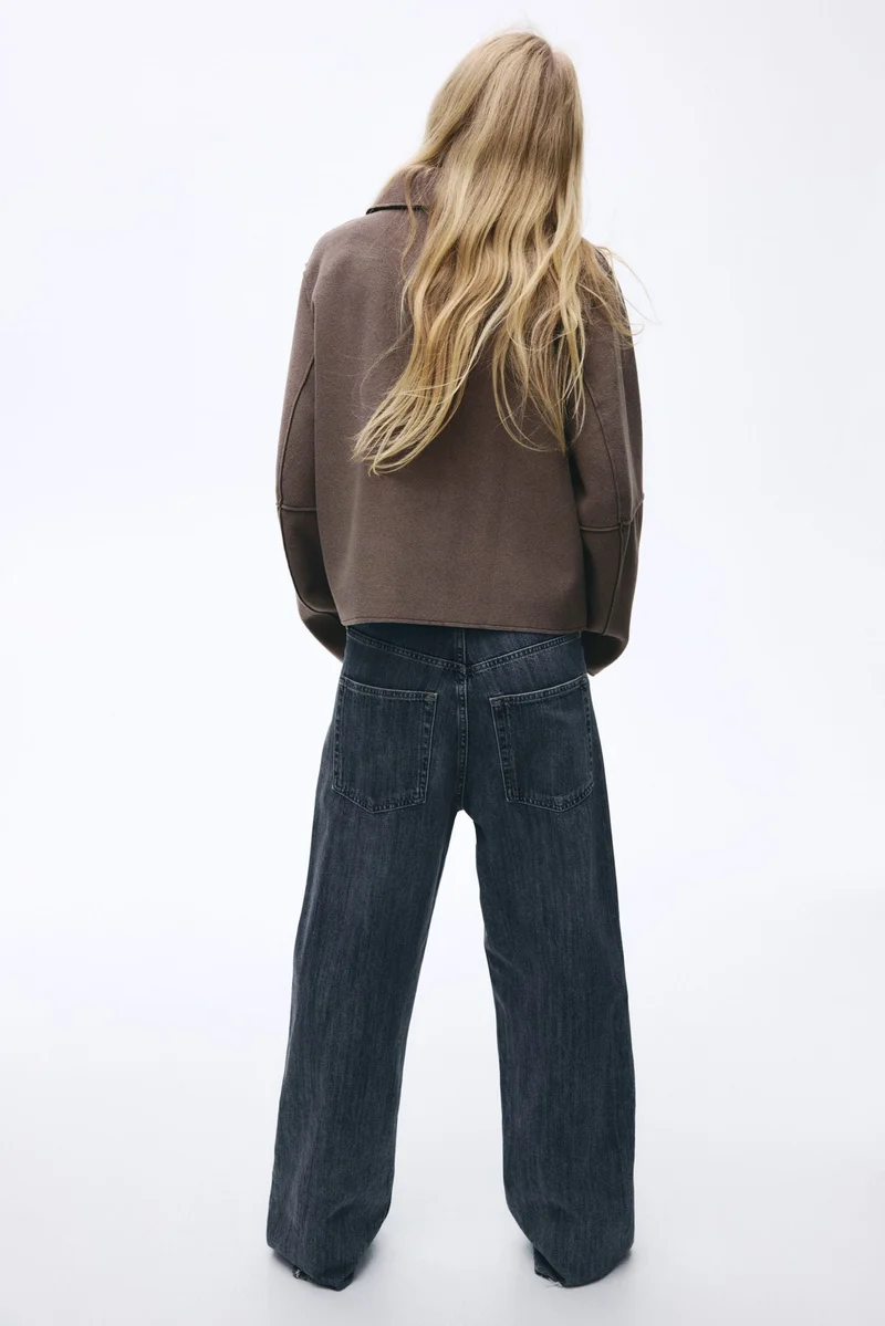 اتش اند ام جاكيت بقبة عالية