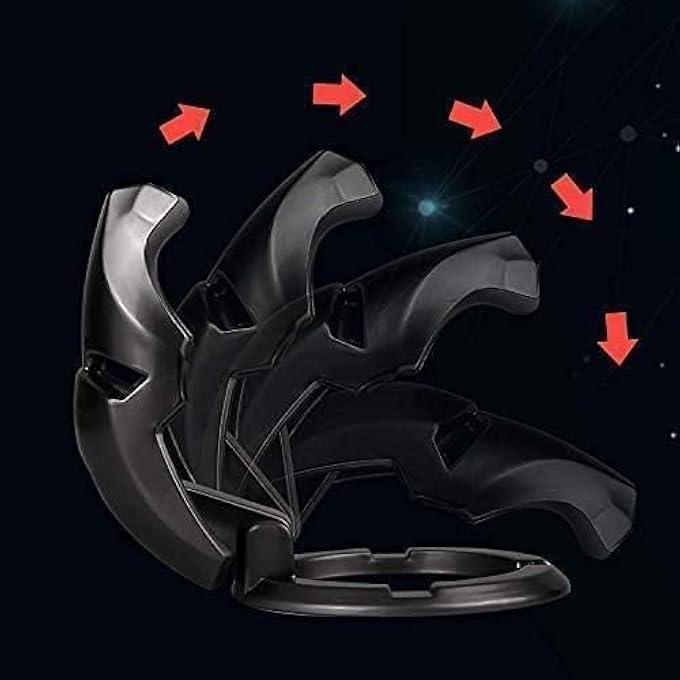 SWIUKPHE Black AntiScratch Abs Car Push Start Button Cover Engine Start Stop Decoration Protector Universal Auto Interior Accessory - Image 5