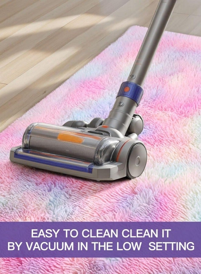 Optico Area Rugs Soft Fluffy Carpets For Living room Floor Rug Modern Area Rug For Bedroom Anti-Slip Rug For Kids Room Indoor Home Decorative Carpet - Image 5