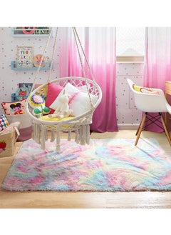 Optico Area Rugs Soft Fluffy Carpets For Living room Floor Rug Modern Area Rug For Bedroom Anti-Slip Rug For Kids Room Indoor Home Decorative Carpet  - Image 5