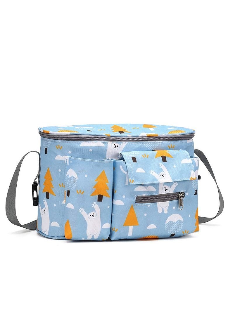 M MIAOYAN - M MIAOYAN Baby Stroller Hanging Bag Multifunctional Outgoing Mommy Bag Waterproof Mother and Baby Storage Bag - Image 1