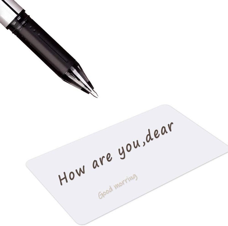 Primbeeks 228pcs Premium Blank White Business Cards, 3.5" x 2.2" Small Note Kraft Paper, Double-Sided, Multi-Use - Image 4