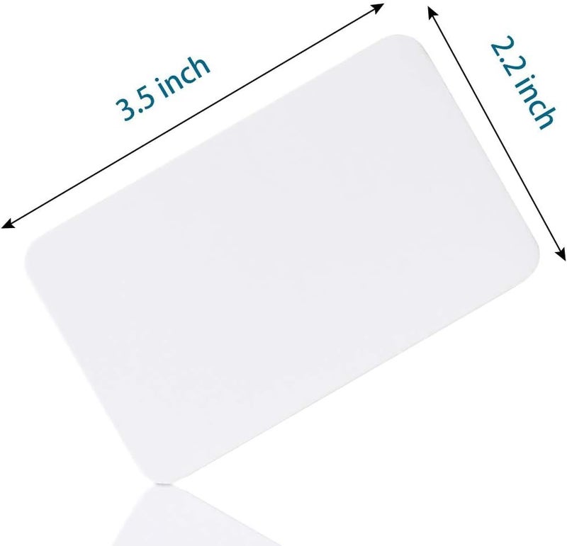 Primbeeks 228pcs Premium Blank White Business Cards, 3.5" x 2.2" Small Note Kraft Paper, Double-Sided, Multi-Use - Image 2