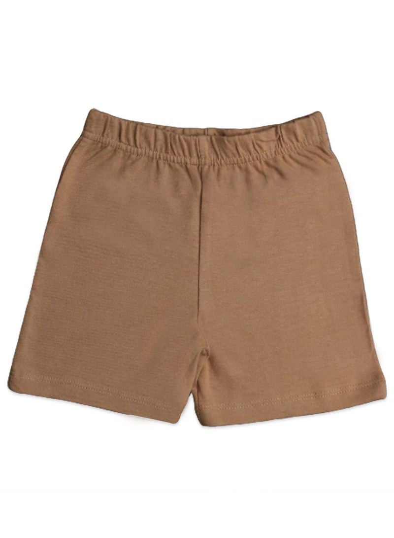 LUAY 100%  Cotton Ultra soft fabric Baby Toddler Boys & Girls Shorts Cotton Linen Summer Loose Shorts Combo Pack Elastic Waist Solid Jogger Short Pants  - Image 2