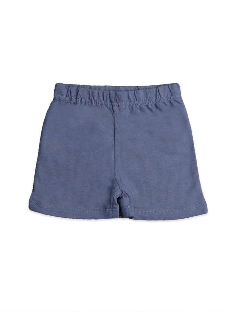 Luay BROWN,BLUE,GRAY 100%  Cotton Ultra soft fabric Baby Toddler Boys & Girls Shorts Cotton Linen Summer Loose Shorts Combo Pack Elastic Waist Solid Jogger Short Pants  | Best Price UAE